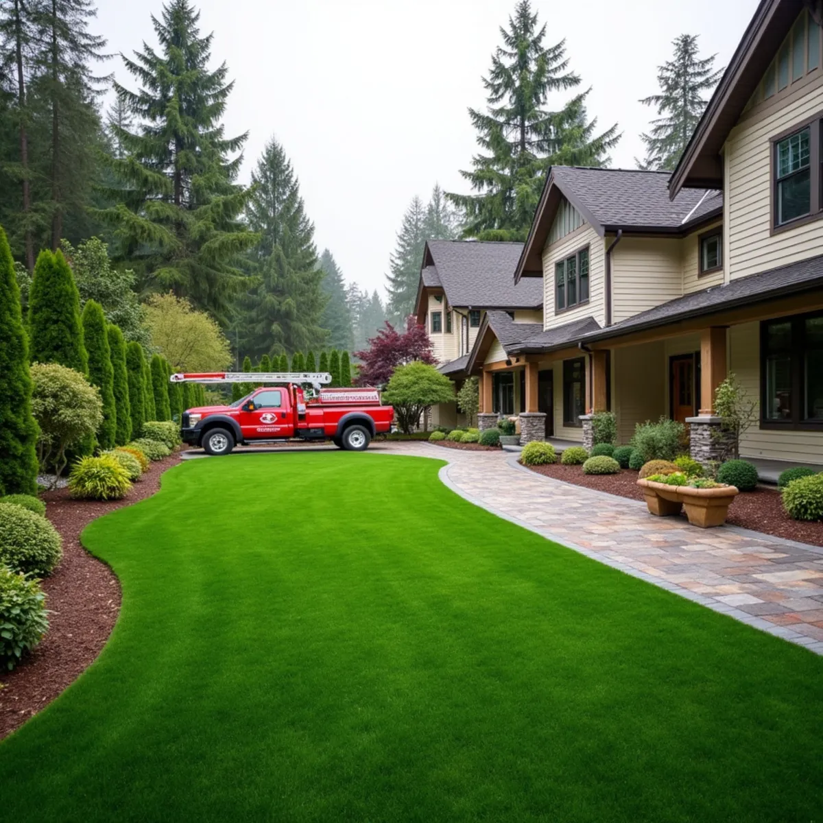 Synthetic turf and landscaping project in Algona, WA